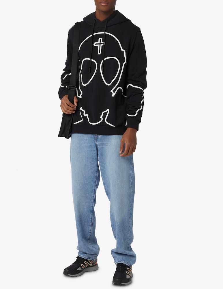 rinascente But Not Felpa con cappuccio logo frontale grande  - Nero