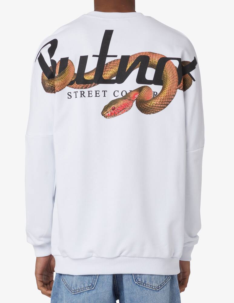 rinascente But Not Felpa girocollo serpente back - Bianco