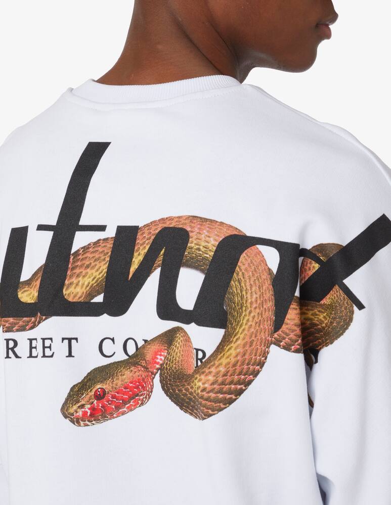 rinascente But Not Felpa girocollo serpente back - Bianco