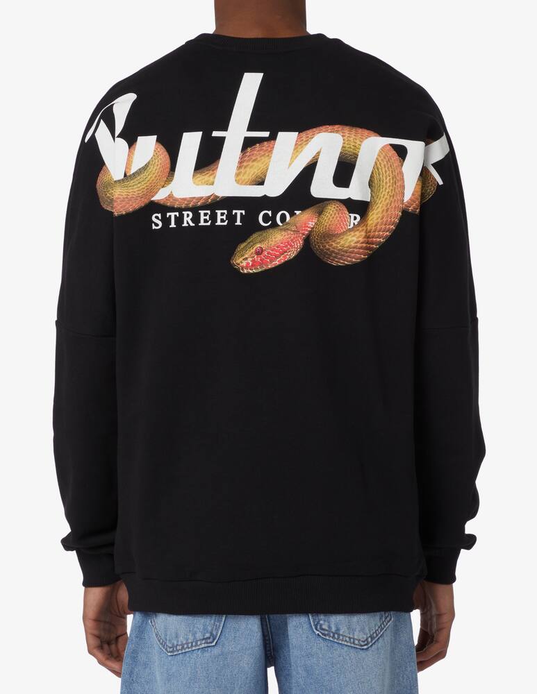 But Not Back snake roundneck sweatshirt - Black - picture 3 But Not Back snake roundneck sweatshirt - Black - picture 3