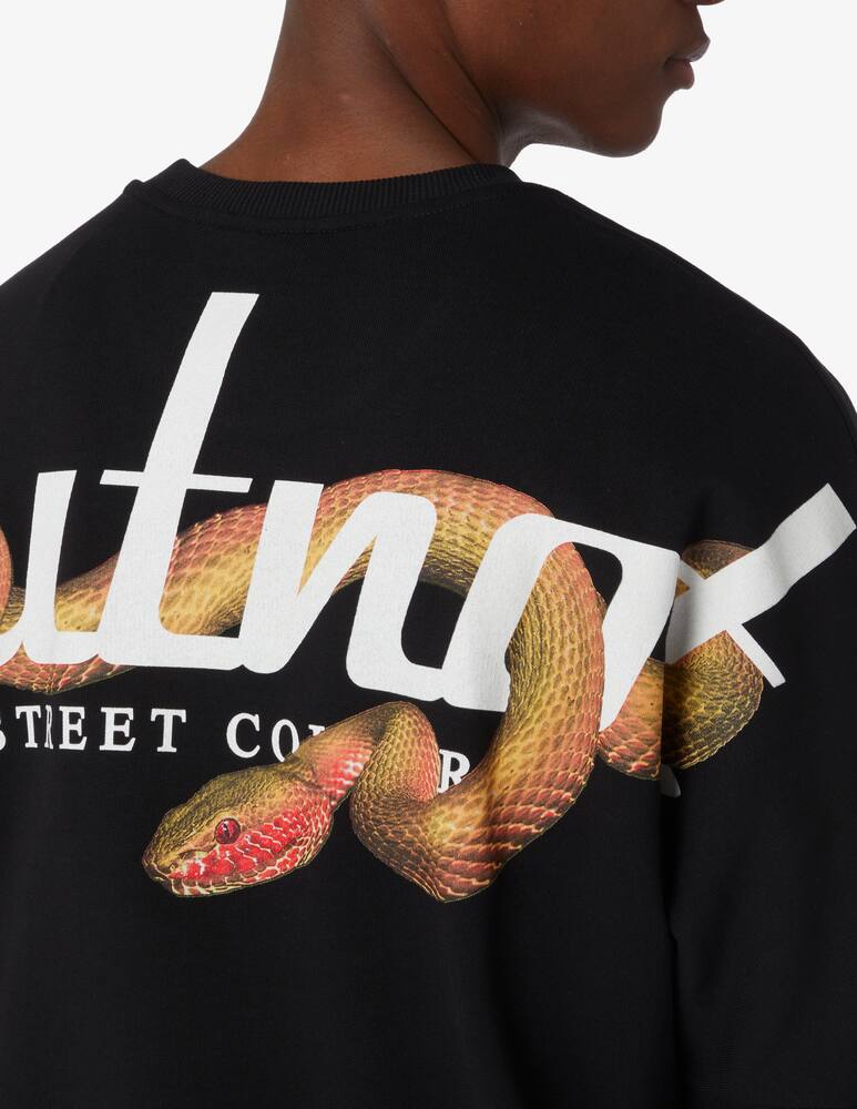 But Not Back snake roundneck sweatshirt - Black - picture 4 But Not Back snake roundneck sweatshirt - Black - picture 4