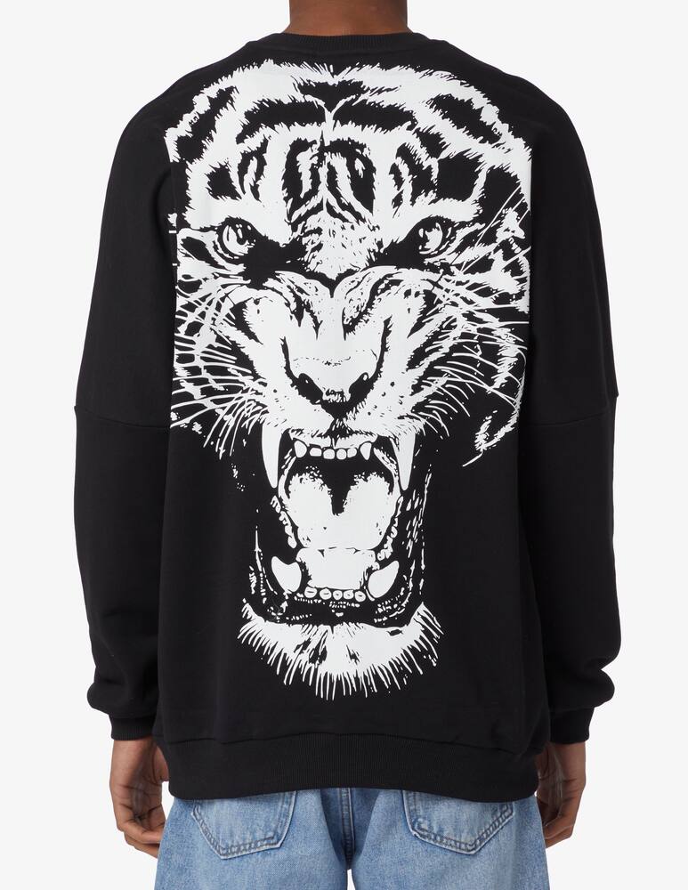 rinascente But Not Felpa girocollo tigre back - Nero