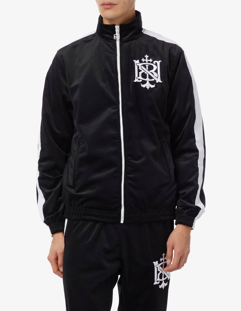 rinascente But Not Felpa fzip velluto ricamo gothic - Nero