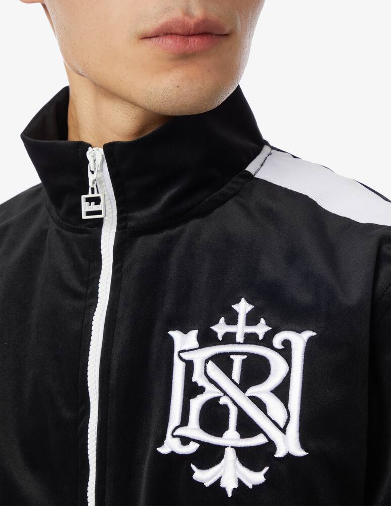 rinascente But Not Felpa fzip velluto ricamo gothic - Nero