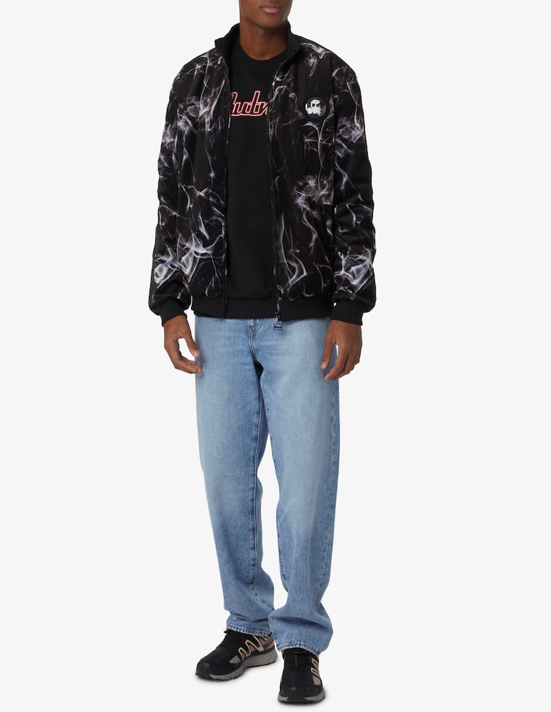 rinascente But Not Giacca tuta smoke print - Nero