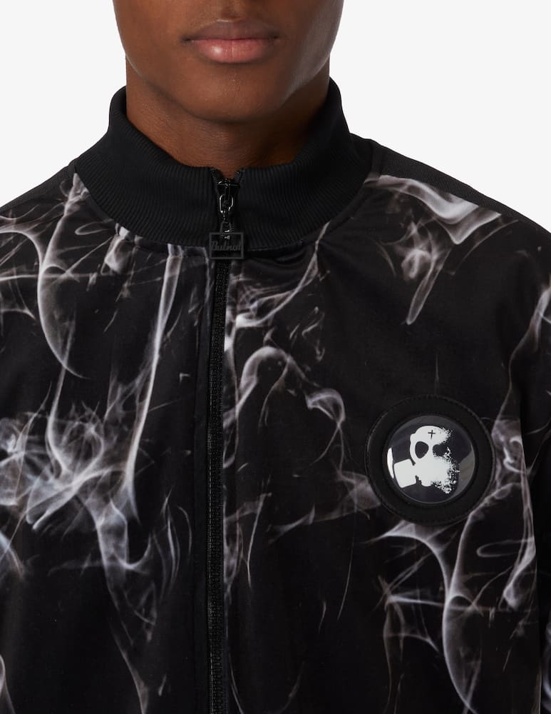 rinascente But Not Giacca tuta smoke print - Nero