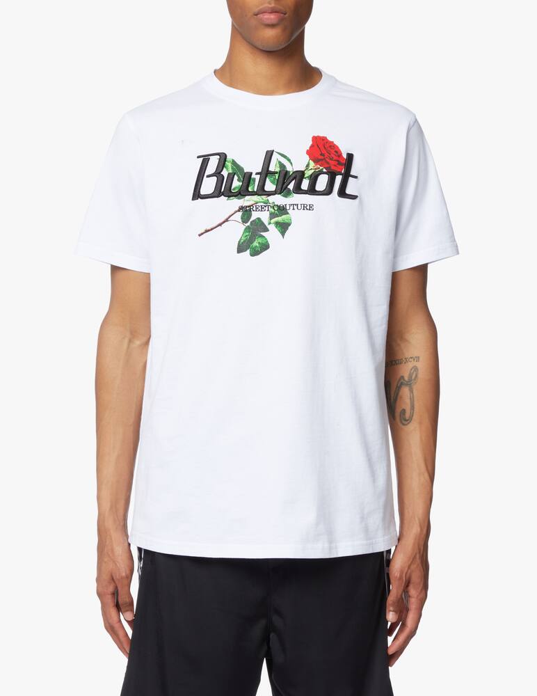 rinascente But Not San valentino maglietta manica corta stampa rosa  - bianco