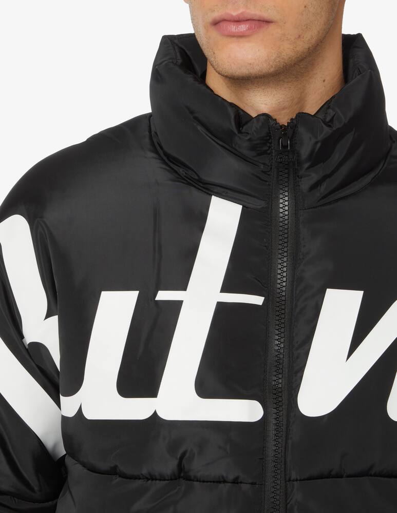 rinascente But Not Logo lettering down jacket - Black
