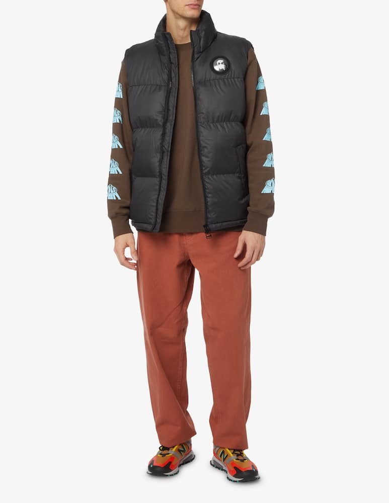 rinascente But Not Patch puffy vest - Black