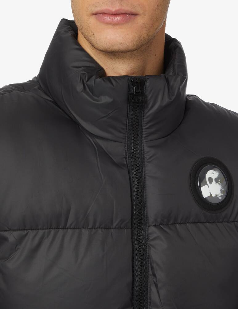 rinascente But Not Patch puffy vest - Black