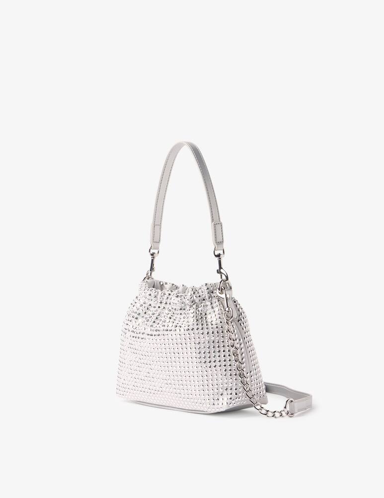 rinascente Love Moschino Bucket party stras bag