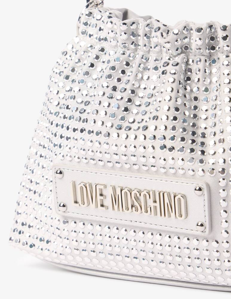 rinascente Love Moschino Bucket party stras bag