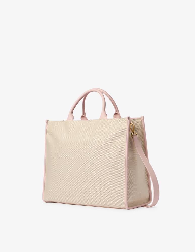 rinascente Love Moschino Canvas logo tote L