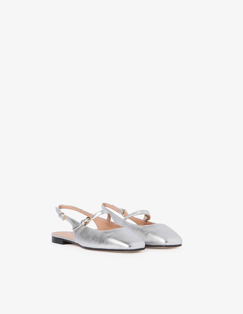 rinascente Pollini Ballerine nappa laminata Nina
