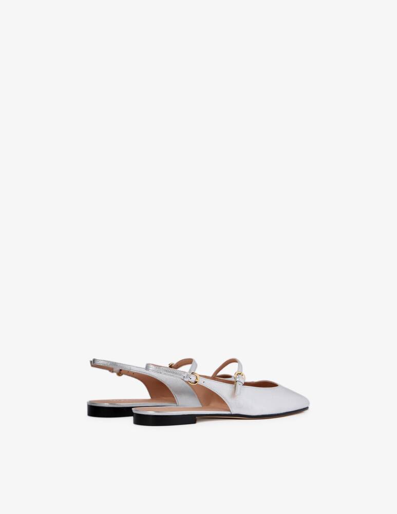rinascente Pollini Ballerine nappa laminata Nina