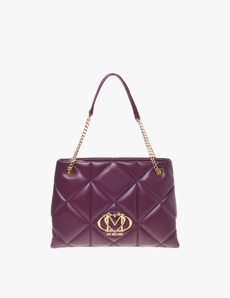 rinascente Love Moschino Patta quilted shoulder bag