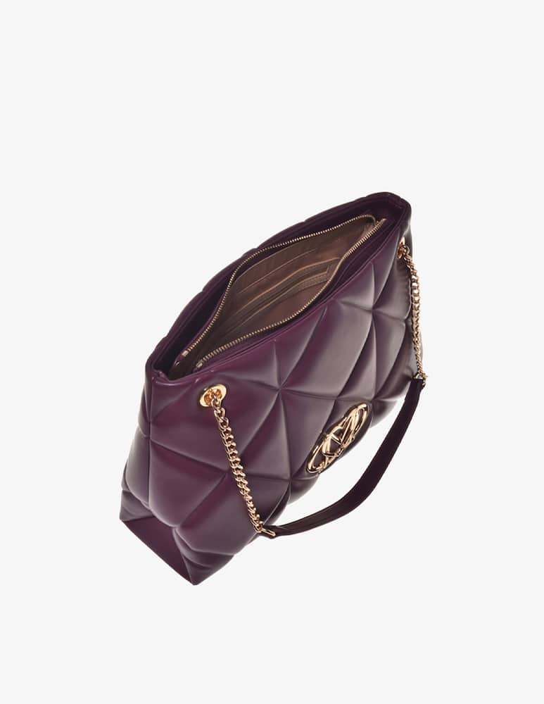 rinascente Love Moschino Patta quilted shoulder bag