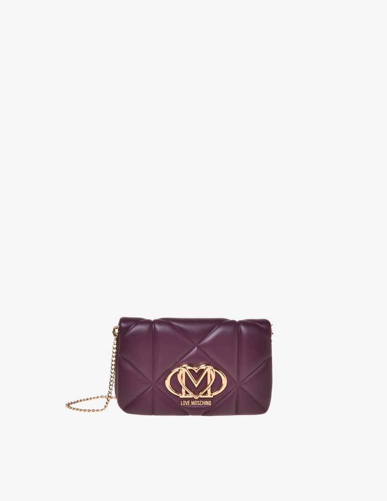 rinascente Love Moschino Patta quilt crossbody bag