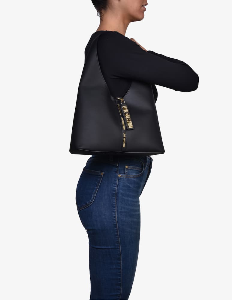 rinascente Love Moschino Borsa a spalla hobo con zip