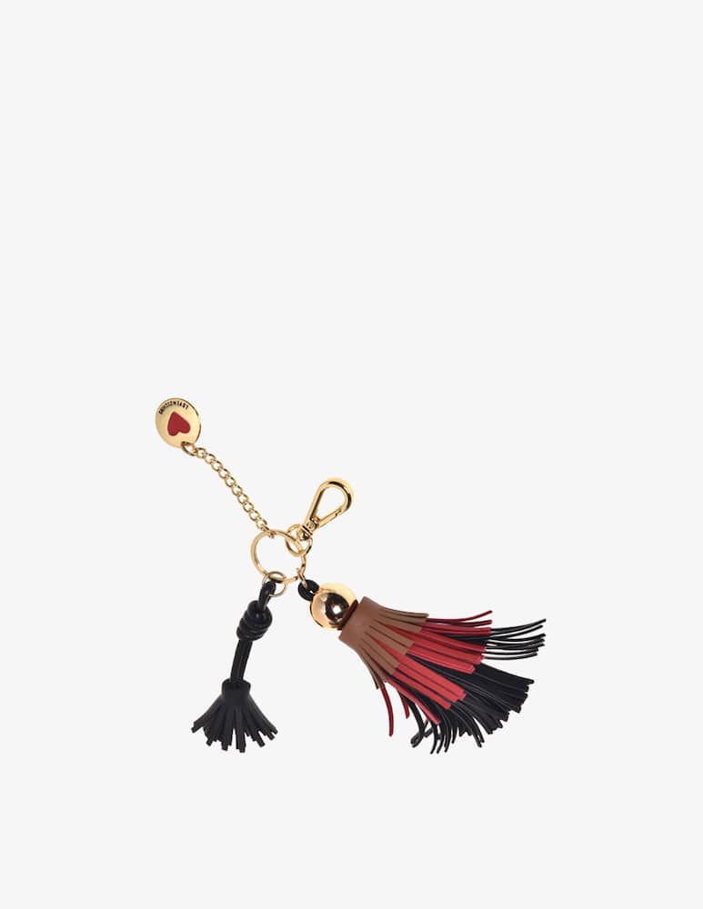 rinascente Love Moschino Tassel keychain charm