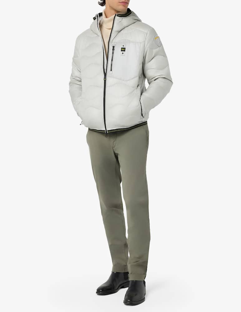 rinascente Blauer Hooded quilted jacket