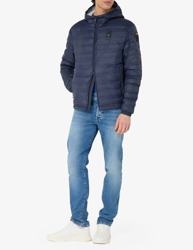 rinascente Blauer Hooded padded jacket