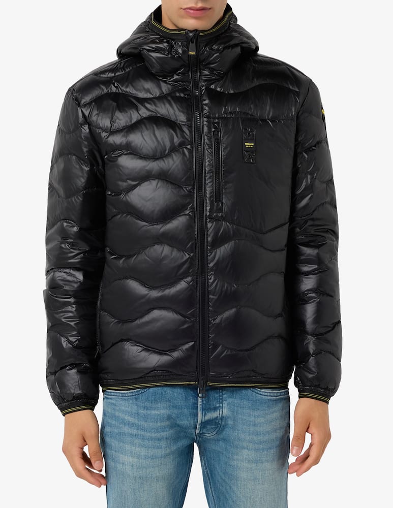 rinascente Blauer Padded wave jacket