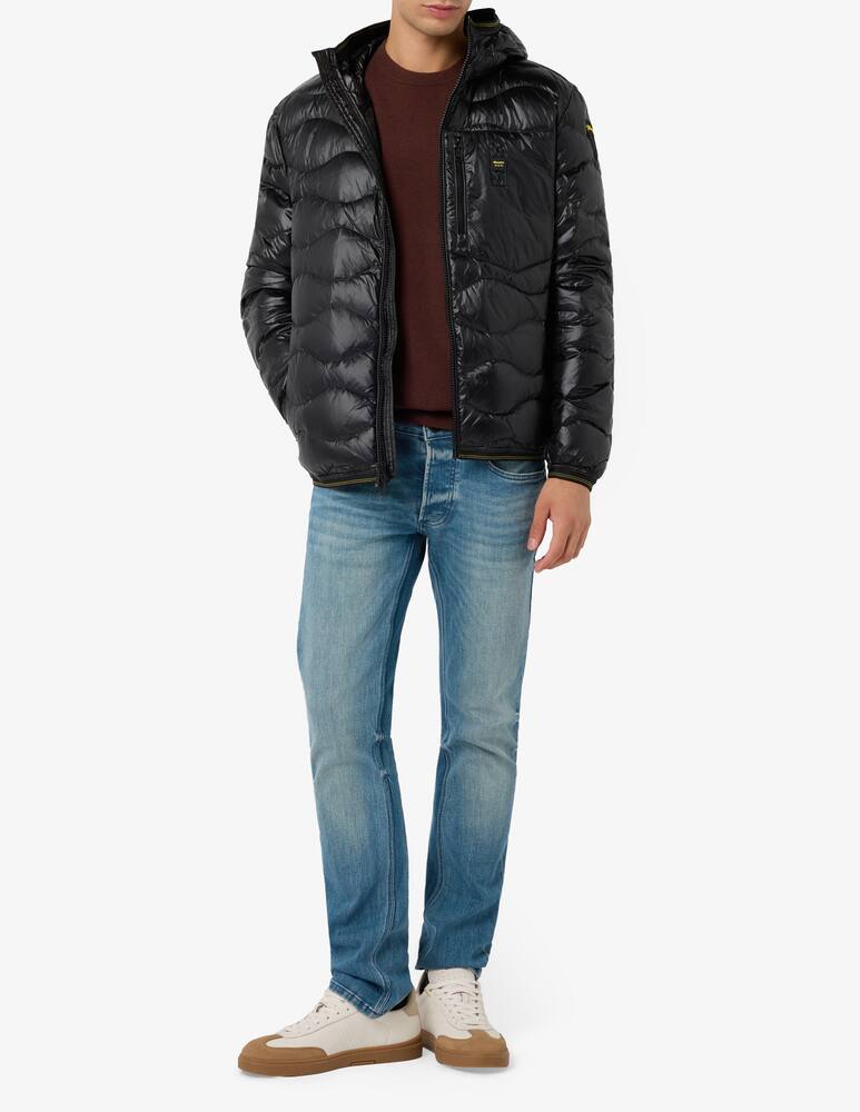 rinascente Blauer Padded wave jacket