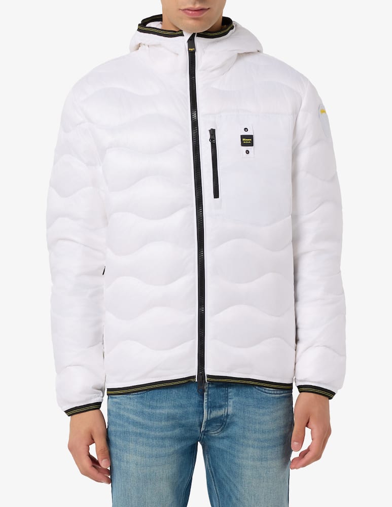 rinascente Blauer Giacca cappuccio Wave