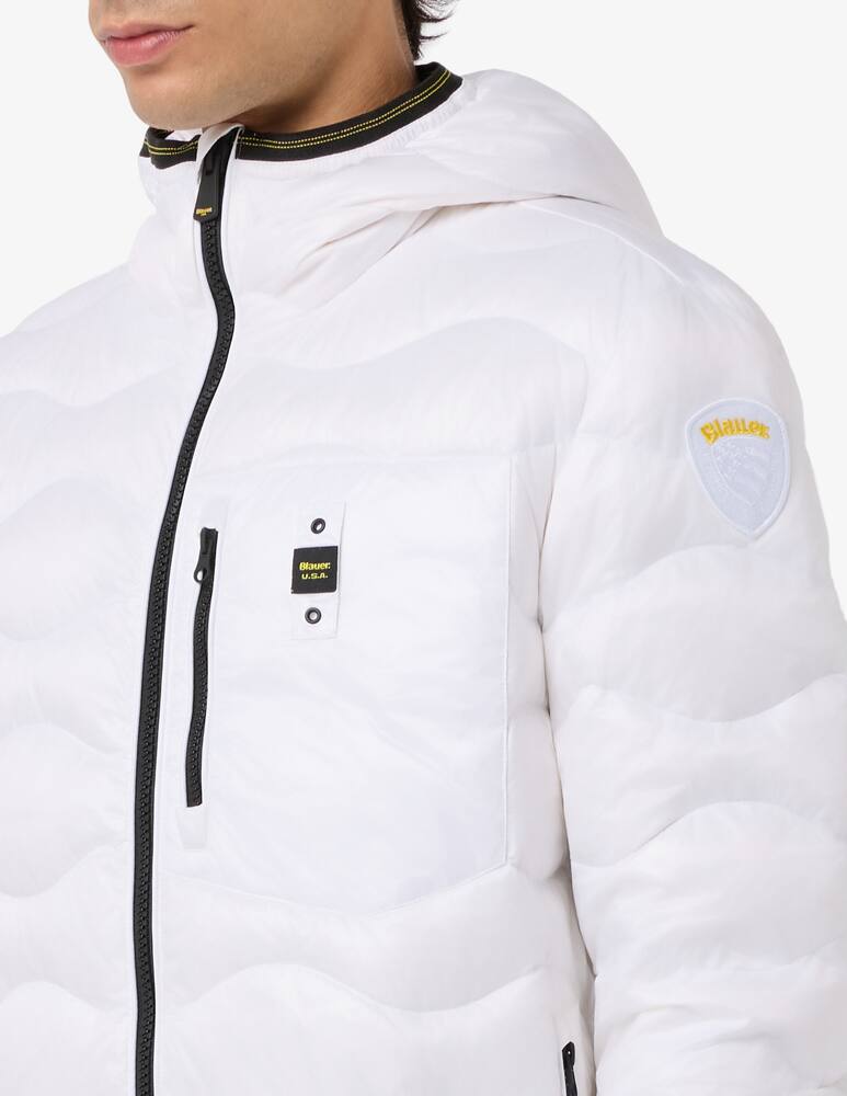 rinascente Blauer Giacca cappuccio Wave