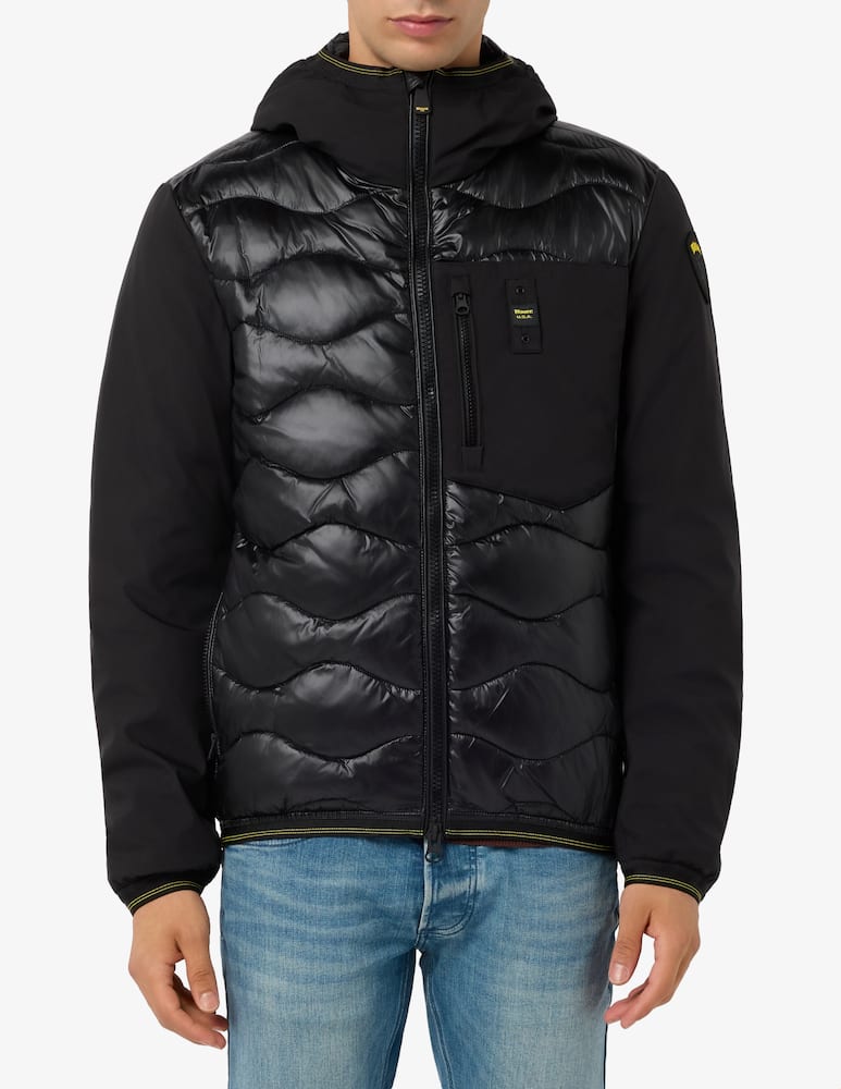 rinascente Blauer Albert wave neoprene jacket