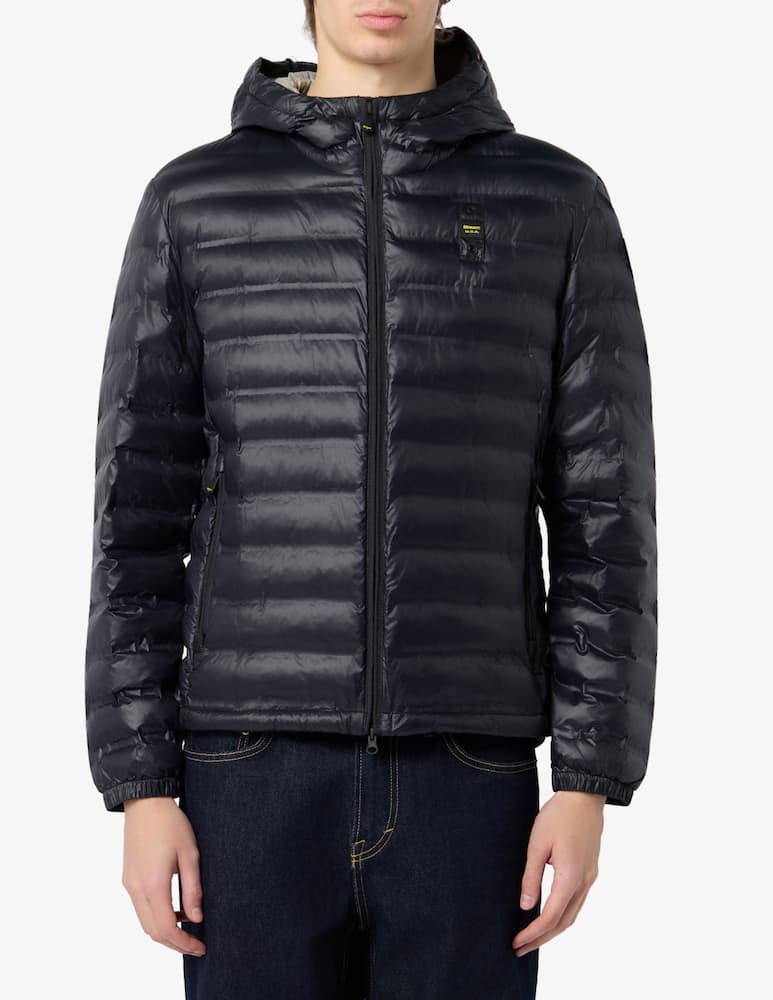 rinascente Blauer Charles padded hooded jacket