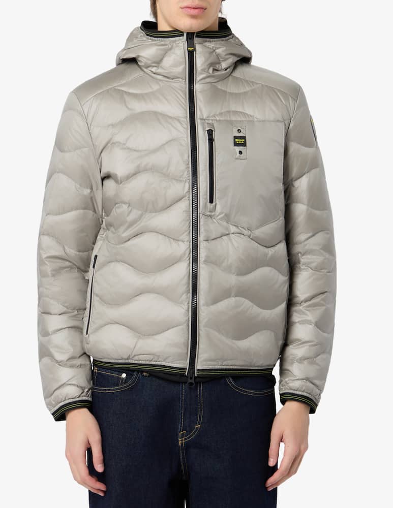 Blauer Wave nylon hooded jacket - picture 1 Blauer Wave nylon hooded jacket - picture 1