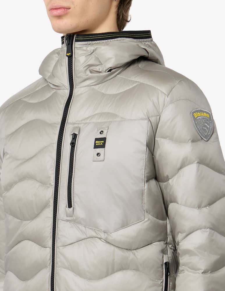 Blauer Wave nylon hooded jacket - picture 4 Blauer Wave nylon hooded jacket - picture 4