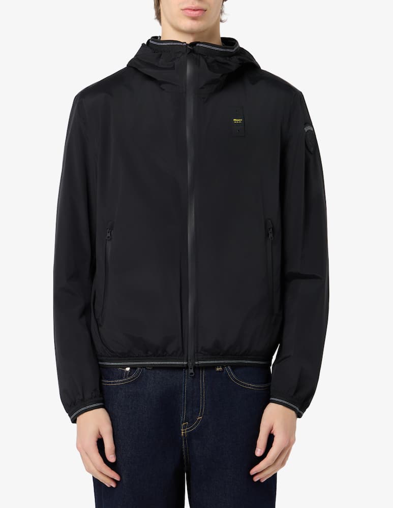 Blauer Nylon hooded jacket - picture 1 Blauer Nylon hooded jacket - picture 1