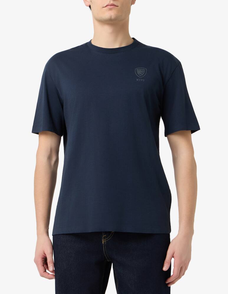 rinascente Blauer T-shirt Eutaw shield