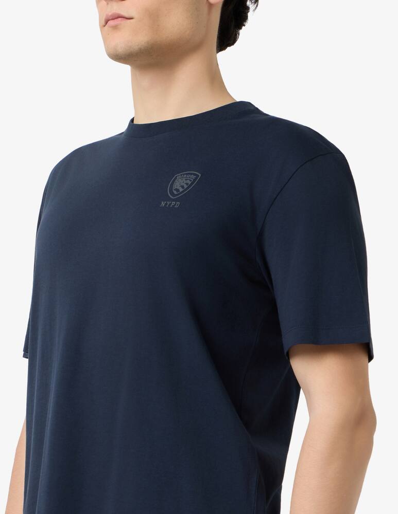 rinascente Blauer T-shirt Eutaw shield