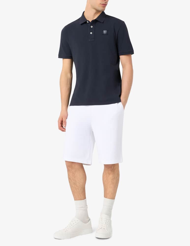 rinascente Blauer Albano piquet polo shirt