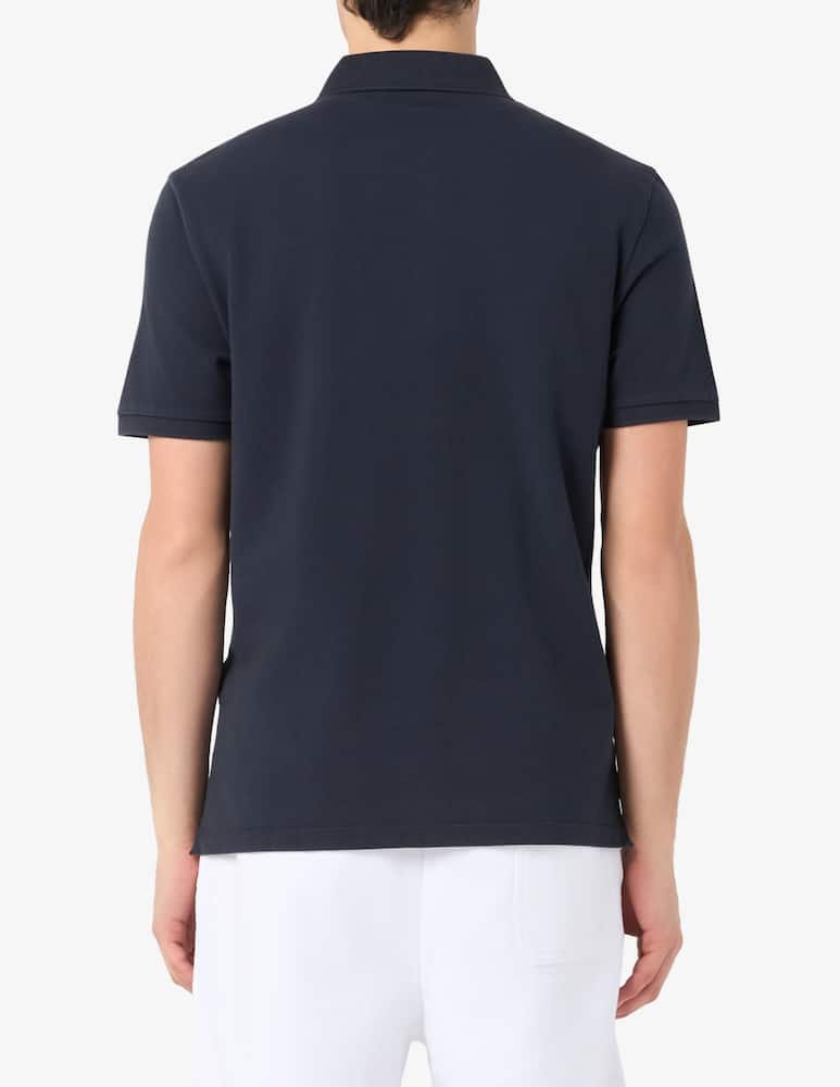 rinascente Blauer Albano piquet polo shirt