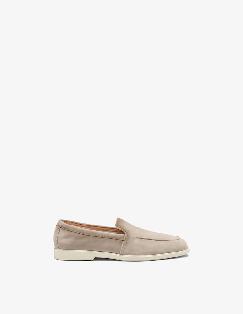 Santoni Suede slip-on loafers - picture 1 Santoni Suede slip-on loafers - picture 1