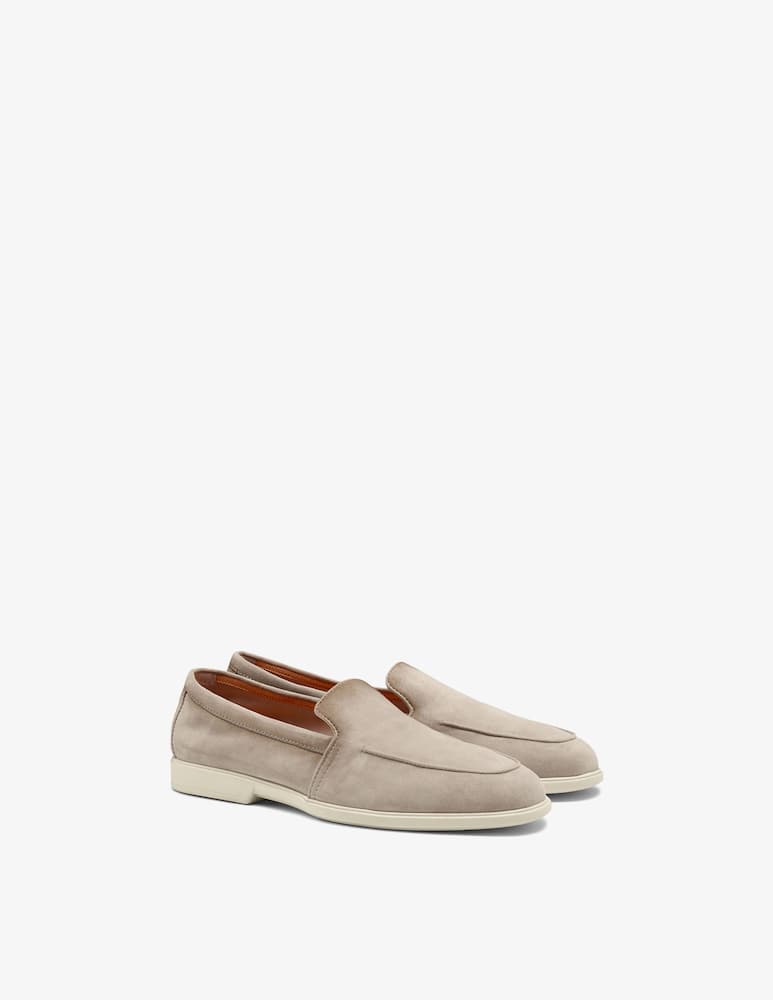 Santoni Suede slip-on loafers - picture 3 Santoni Suede slip-on loafers - picture 3