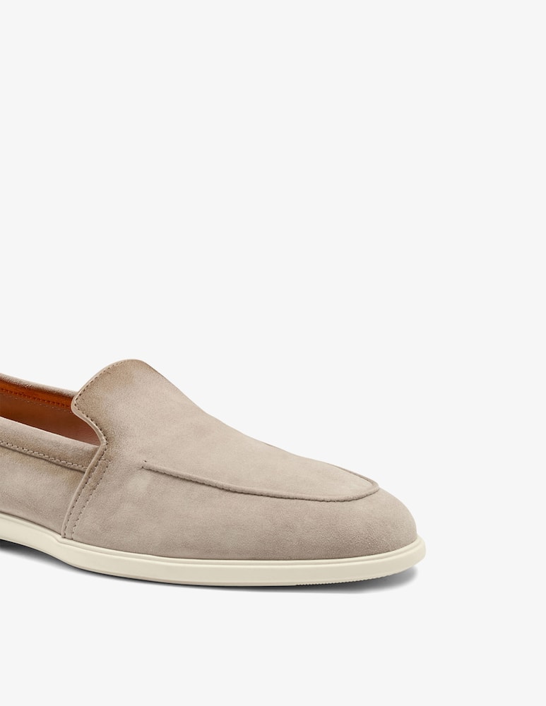 Santoni Suede slip-on loafers - picture 4 Santoni Suede slip-on loafers - picture 4