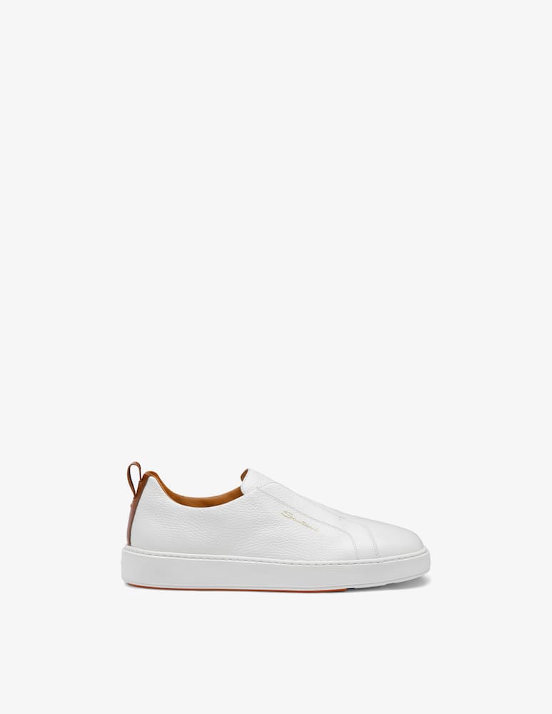 rinascente Santoni Slip-on leather sneakers