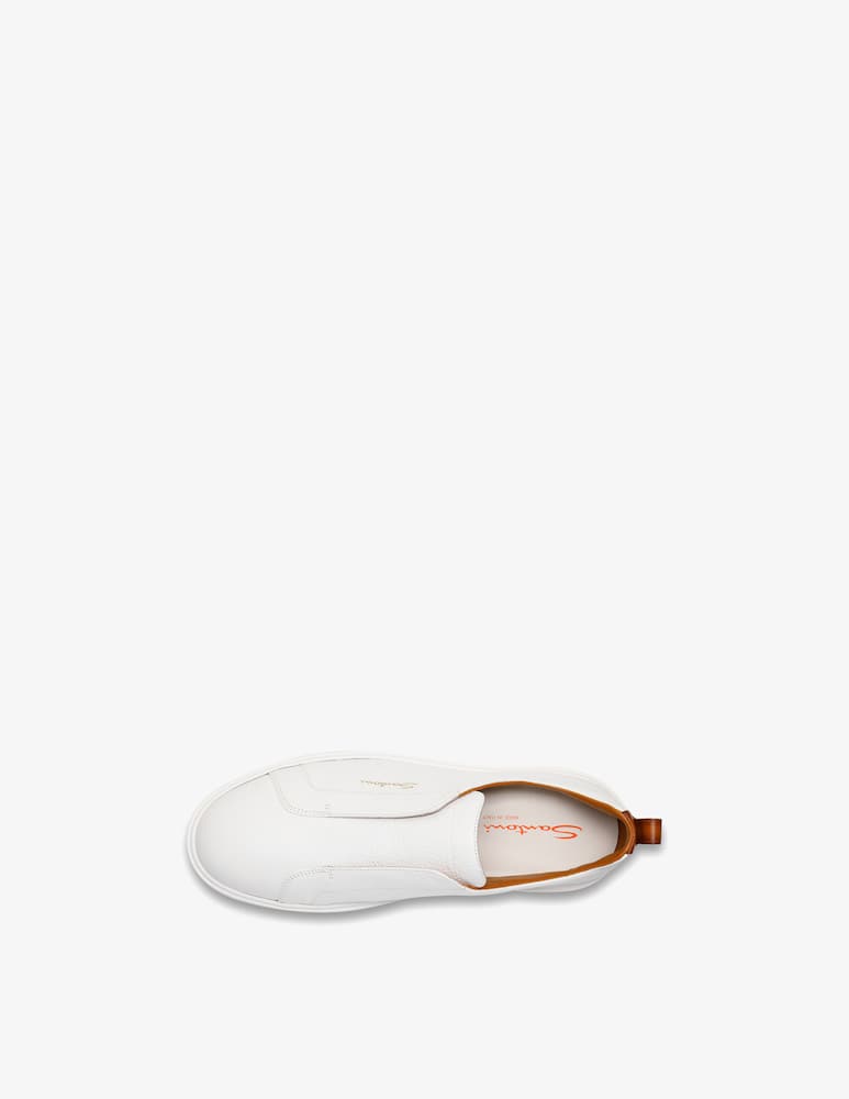 rinascente Santoni Slip-on leather sneakers
