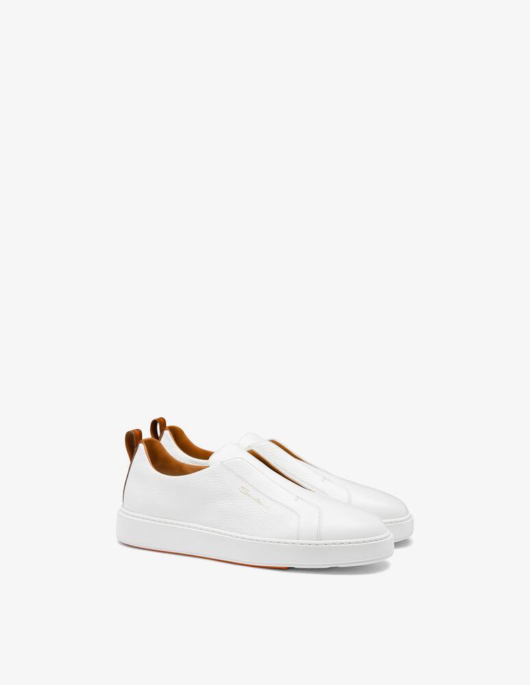 rinascente Santoni Slip-on leather sneakers