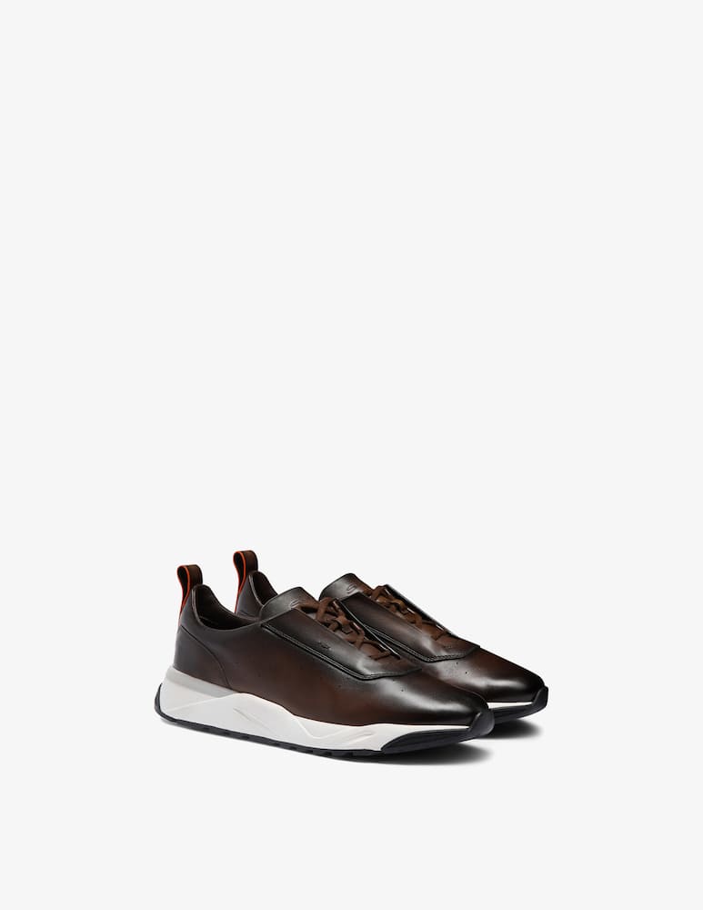 Santoni Leather runner sneakers - picture 2 Santoni Leather runner sneakers - picture 2