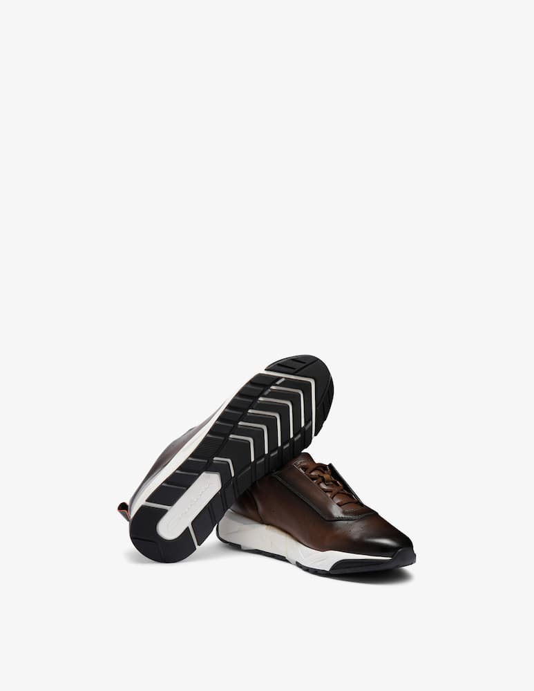 Santoni Leather runner sneakers - picture 5 Santoni Leather runner sneakers - picture 5