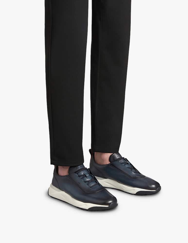 Santoni Leather low top sneakers - picture 2 Santoni Leather low top sneakers - picture 2