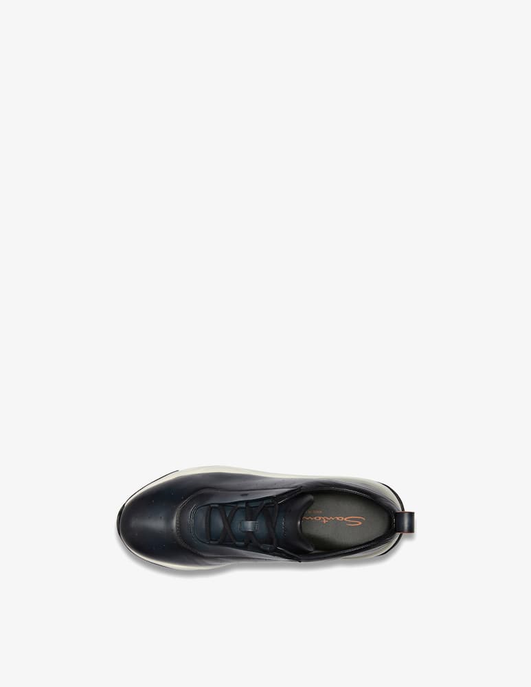 Santoni Leather low top sneakers - picture 5 Santoni Leather low top sneakers - picture 5