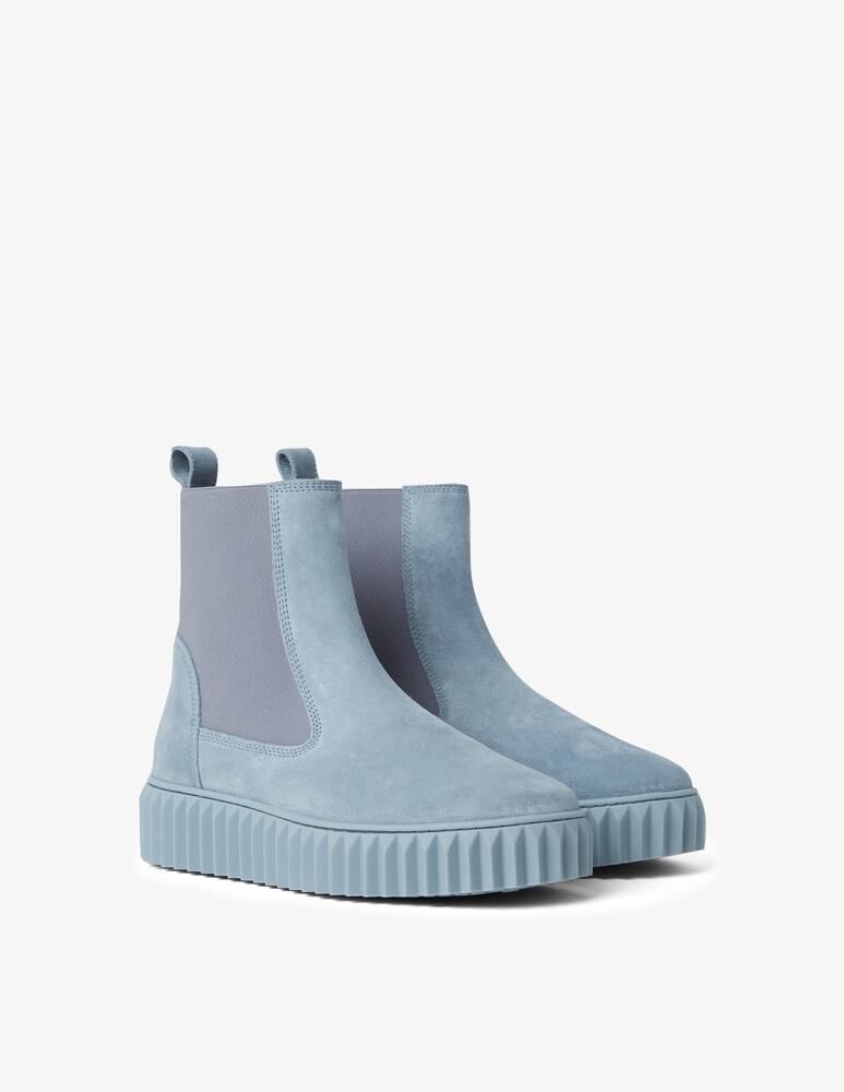 rinascente Voile Blanche Leather chelsea booties